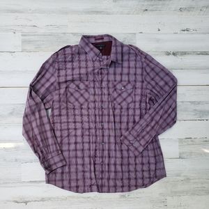 Banana Republic Long Sleeve Button Up XXL Purple